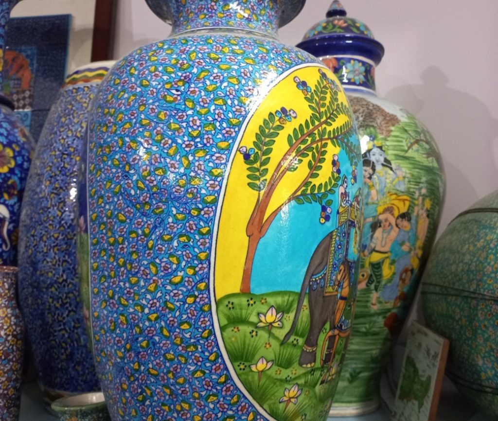 The Cobalt Bloom: The Art of Jaipur Blue Pottery